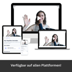 Deutschkurs A1.2 – Schritte plus Neu 2 Kursbuch (Hueber) + Videokurs Zugangscode | V-IZ