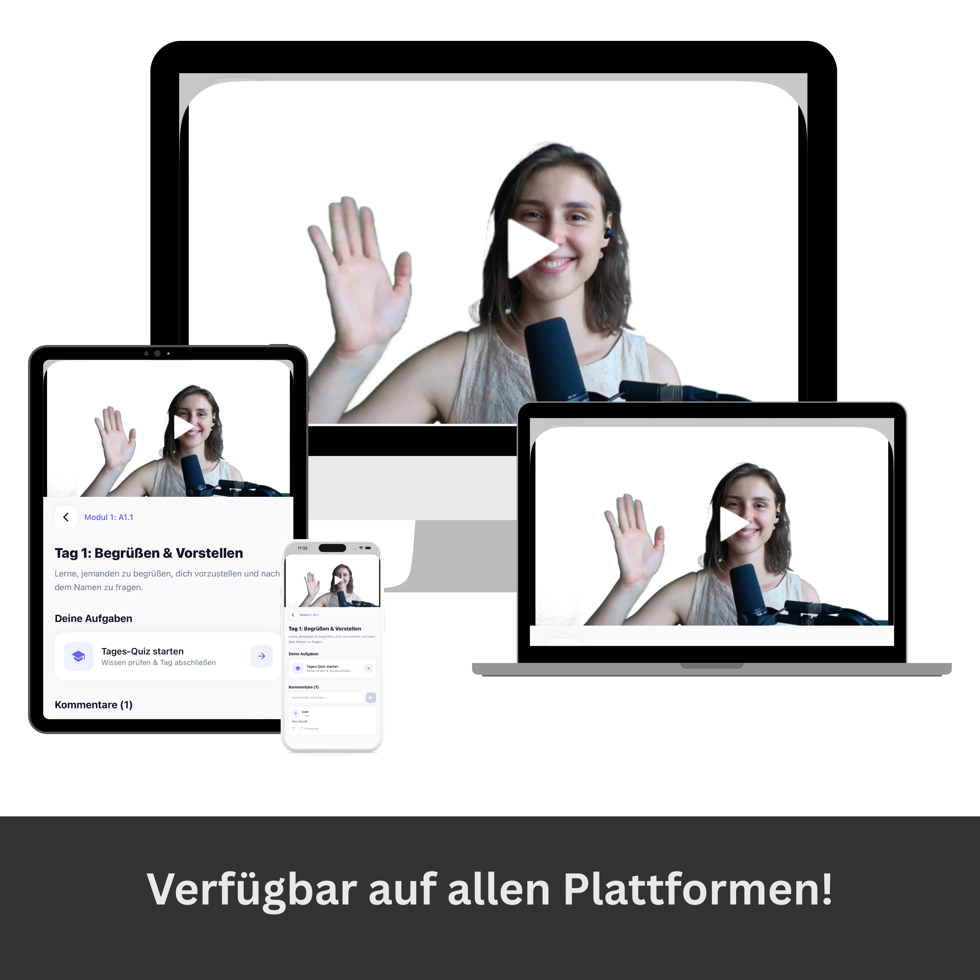 Deutschkurs A1.2 – Schritte plus Neu 2 Kursbuch (Hueber) + Videokurs Zugangscode | V-IZ