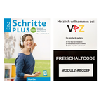 Deutschkurs A1.2 – Schritte plus Neu 2 Kursbuch (Hueber) + Videokurs Zugangscode | V-IZ