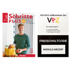 Deutschkurs A2.1 – Schritte plus Neu 3 Kursbuch (Hueber) + Videokurs Zugangscode | V-IZ