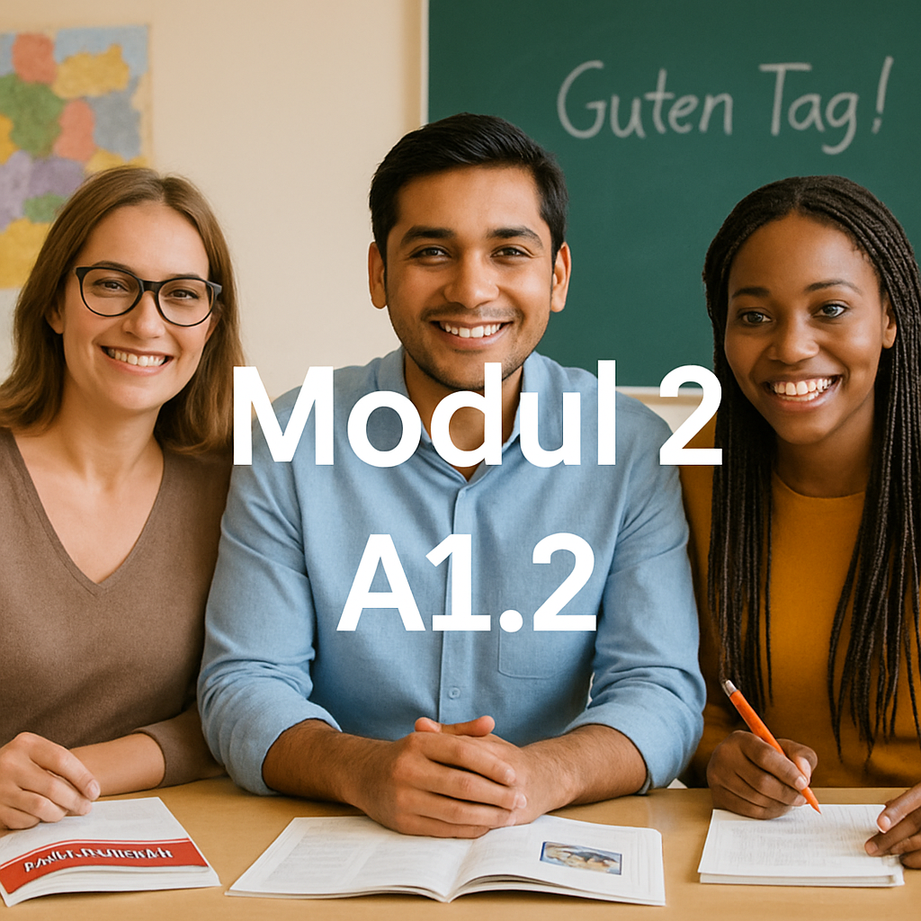Deutsch A1.2 Videokurs (100 UE): Niveau A1 Abschluss & Prüfungstraining (Start Deutsch 1)
