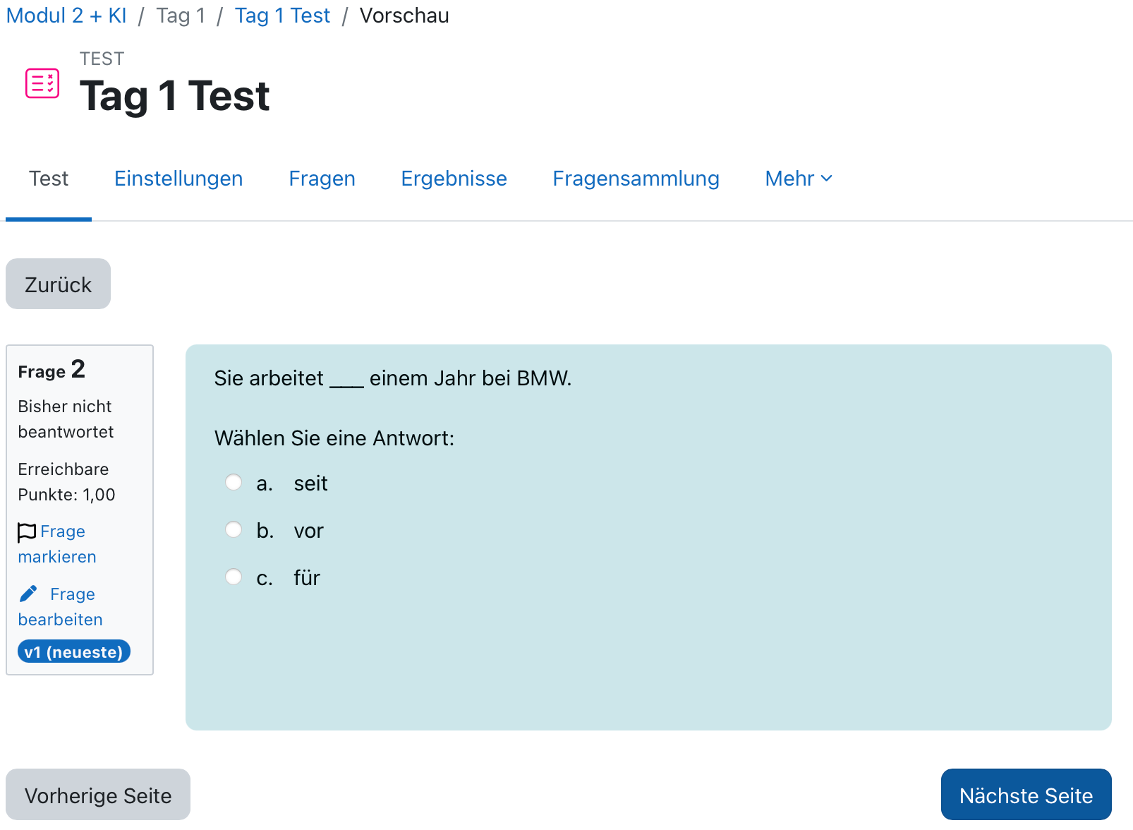 Deutsch A1.2 Videokurs (100 UE): Niveau A1 Abschluss & Prüfungstraining (Start Deutsch 1)