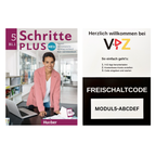 Deutschkurs B1.1 – Schritte plus Neu 5 Kursbuch (Hueber) + Videokurs Zugangscode | V-IZ