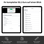 Deutschkurs B1.1 – Schritte plus Neu 5 Kursbuch (Hueber) + Videokurs Zugangscode | V-IZ