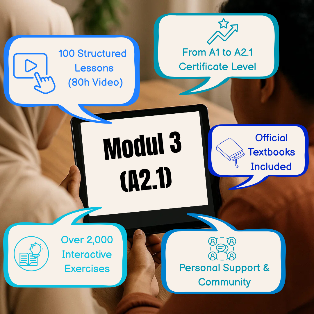 Modul 3 (A2.1): Der flexible Aufbaukurs für Berufstätige